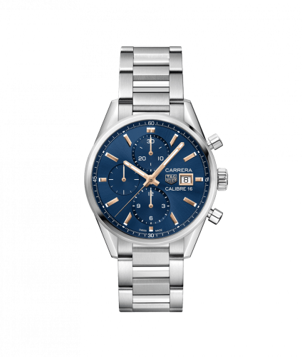 TAG Heuer Calibre 16 41 Stainless Steel / Blue / Bracelet